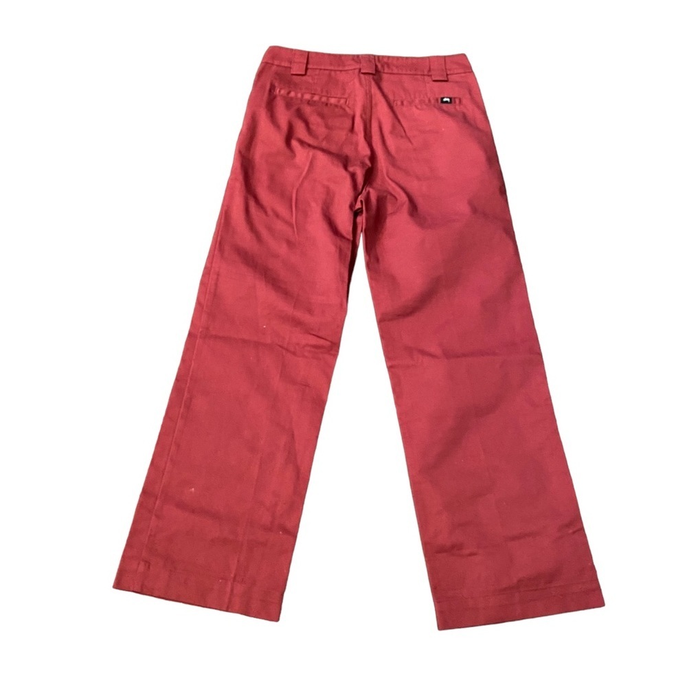 New with Tag Stussy Milo Work Pant Women’s Size 5 Measures 30*29 Flat Front Red - Picture 5 of 8